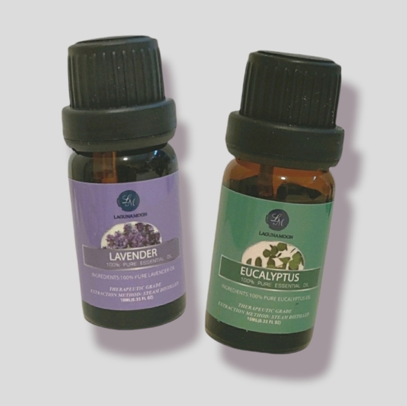 LAGUNAMOON Other - New 2 Essential oils: Lavender and Eucalyptus .33 Fluid Ounces